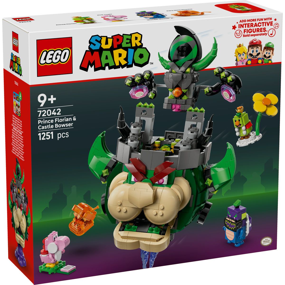 LEGO SUPER MARIO PRINCE FLORIAN SI CASTLE BOWSER 72042
