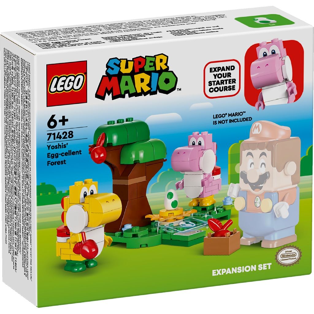 LEGO SUPER MARIO SET DE EXTINDERE PADUREA MINUNATA CU OUL LUI YOSHI 71428