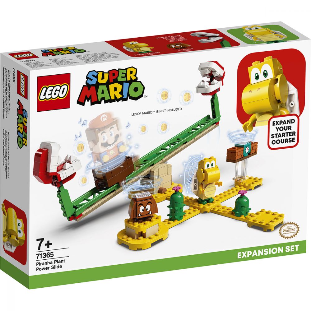 LEGO SUPER MARIO SET DE EXTINDERE TOBOGANUL PLANTEI PIRANHA 71365