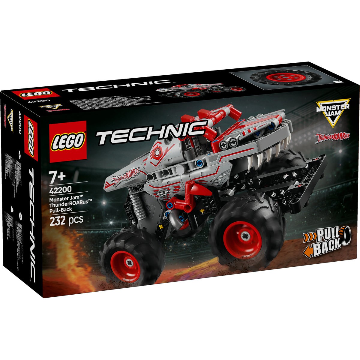 LEGO TECHNIC MONSTER JAM THUNDERROARUS PULL-BACK 42200