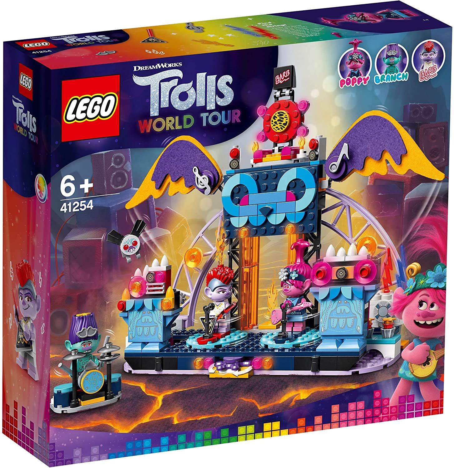 LEGO TROLLS WORLD TOUR CONCERTUL DIN ORAȘUL VOLCANO ROCK