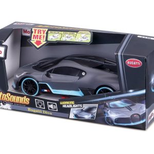 MAISTO MASINUTA CU SUNETE SI LUMINI BUGATTI DIVO SCARA 1 LA 24