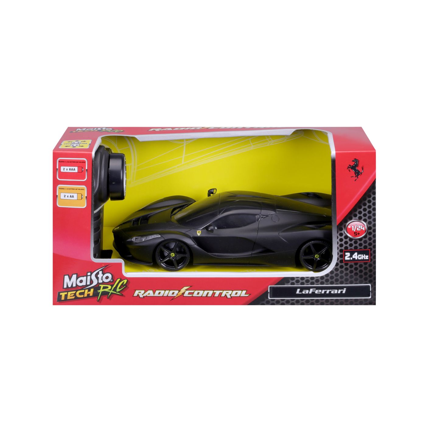 MAISTO MASINUTA CU TELECOMANDA 2.4GHz FERRARI LAFERRARI SCARA 1 LA 24