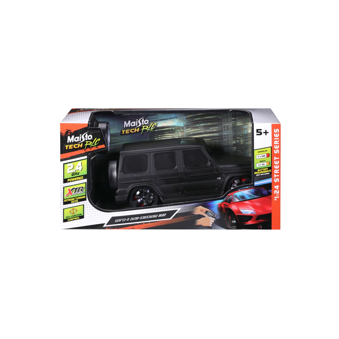 MAISTO MASINUTA CU TELECOMANDA 2.4GHz MERCEDES BENZ G CLASS 2018 SCARA 1 LA 24