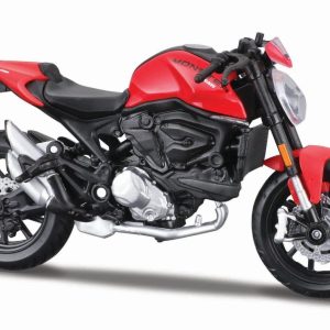 MAISTO MOTOCICLETA METALICA CU STAND EDITIE SPECIALA DUCATI MONSTER SCARA 1 LA 18