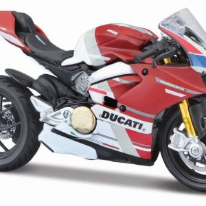 MAISTO MOTOCICLETA METALICA CU STAND EDITIE SPECIALA DUCATI PANIGALE V4 S CORSE SCARA 1 LA 18