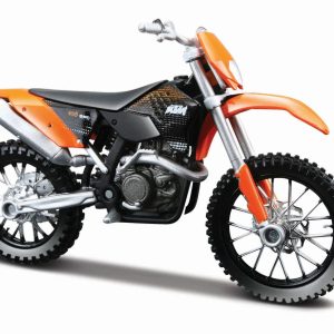 MAISTO MOTOCICLETA METALICA CU STAND EDITIE SPECIALA KTM 450 SCARA 1 LA 18