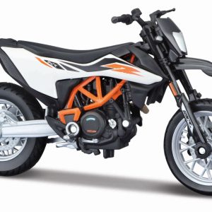 MAISTO MOTOCICLETA METALICA CU STAND EDITIE SPECIALA KTM 690 SMC R SCARA 1 LA 18