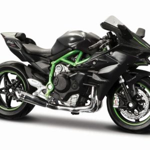 MAISTO MOTOCICLETA METALICA CU STAND EDITIE SPIECIALA KAWASAKI NINJA H2R SCARA 1 LA 18