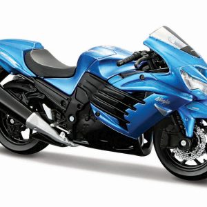 MAISTO MOTOCICLETA METALICA CU STAND EDITIE SPIECIALA KAWASAKI NINJA ZX 14R SCARA 1 LA 18