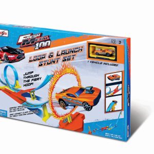 MAISTO POWER CIRCUIT RACEWAY CIRCUIT ACROBATII CU BUCLA SI LANSARE