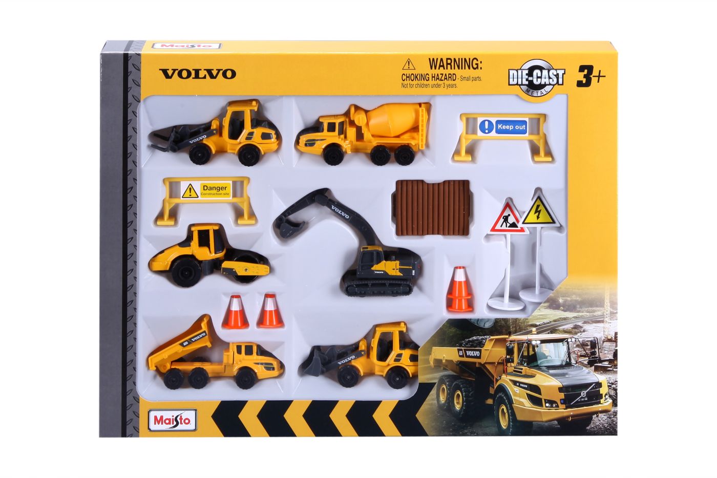 MAISTO SET UTILAJE DE CONSTRUCTII VOLVO