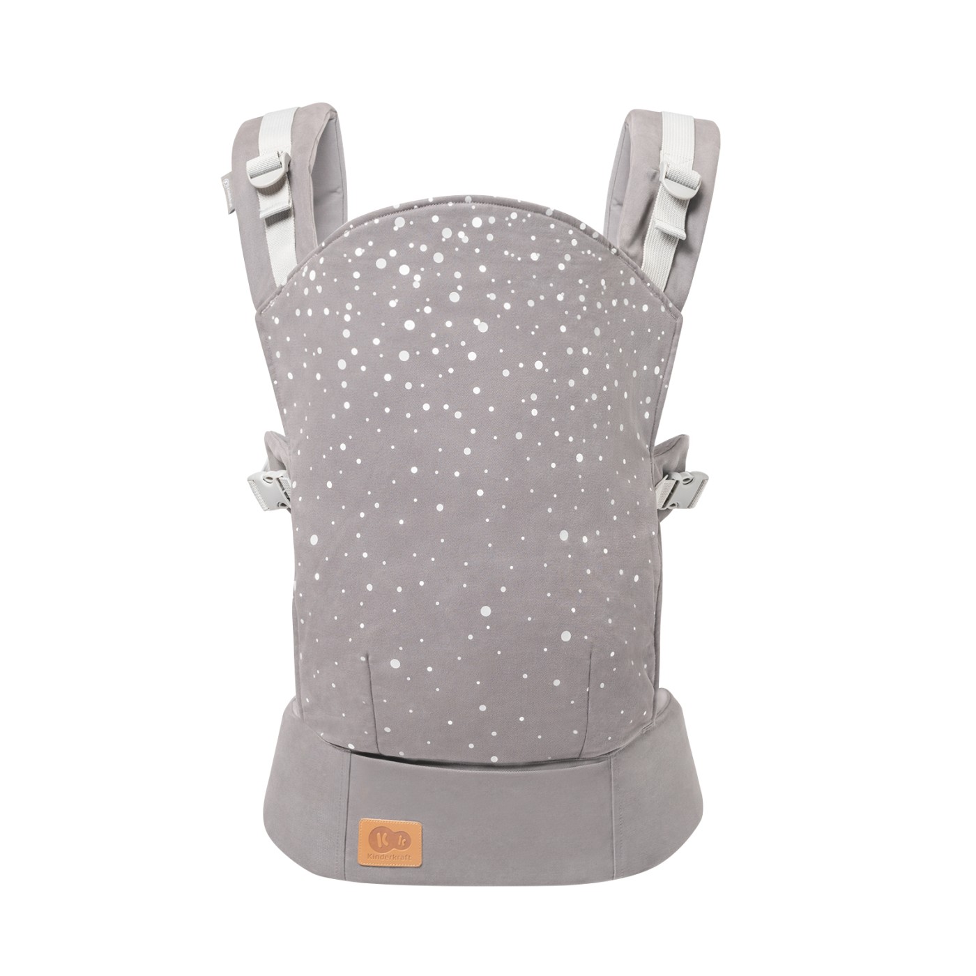 Marsupiu Ergonomic Kinderkraft Nino, Pana La 20 Kg, Confetti Grey