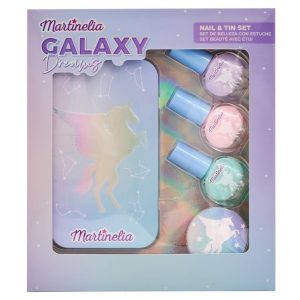 MARTINELIA GALAXY DREAMS SET 3 LACURI DE UNGHII SI CUTIE DE DEPOZITARE