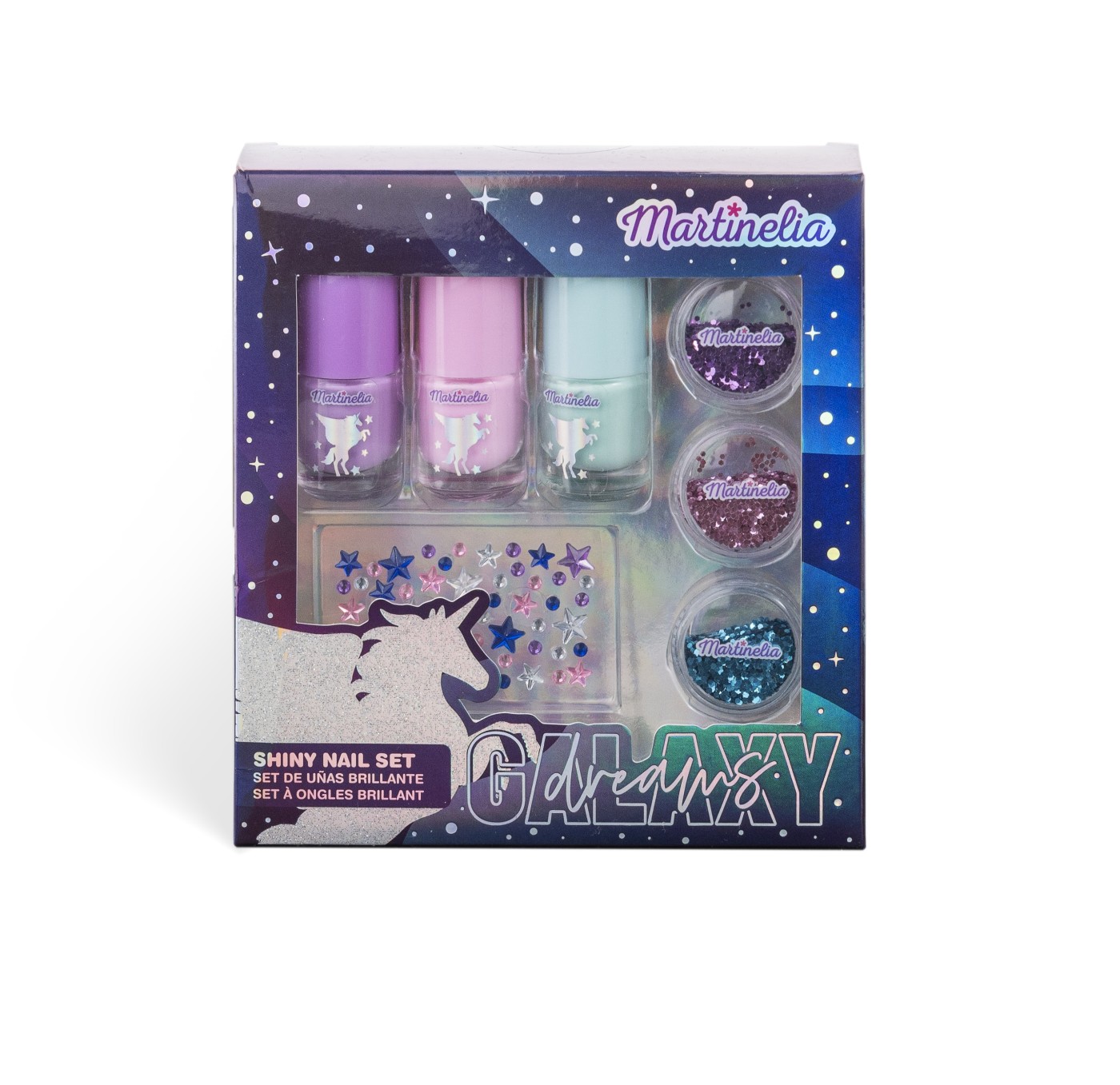 MARTINELIA GALAXY DREAMS SET PENTRU UNGHII SHINY
