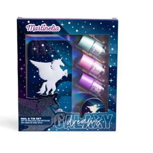 MARTINELIA GALAXY DREAMS SET PENTRU UNGHII SI CUTIE DE DEPOZITARE