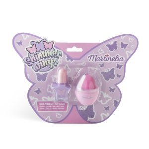 MARTINELIA SHIMMER WINGS SET DUO LAC DE UNGHII SI BALSAM DE BUZE