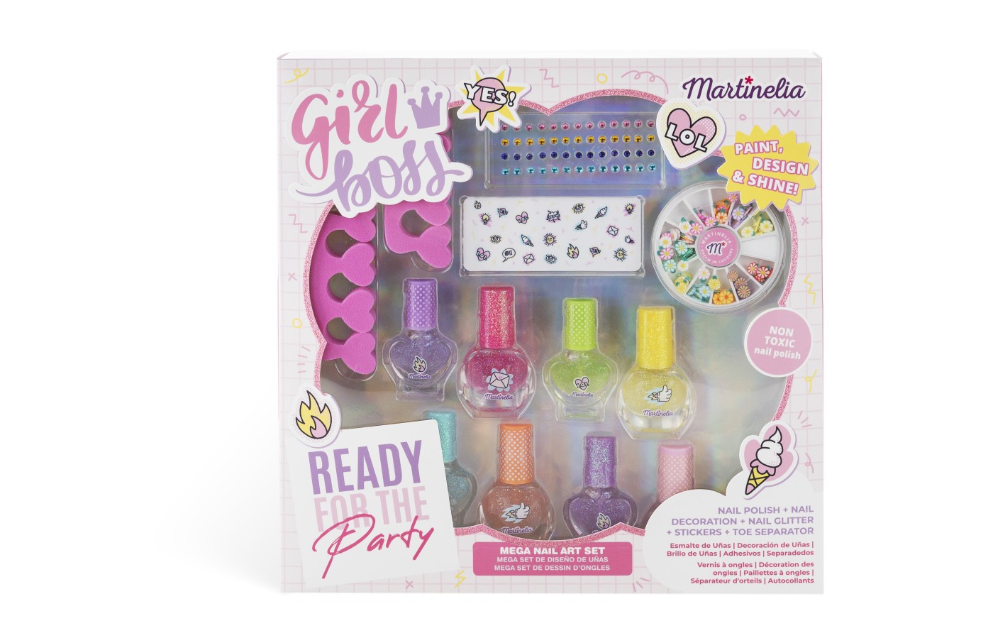 MARTINELIA SUPER GIRL SET PENTRU UNGHII
