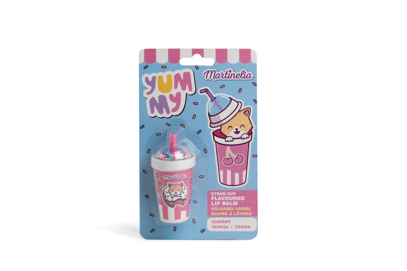 Martinelia Yummy Balsam De Buze In Forma De Pahar Cu Pai