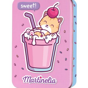 MARTINELIA YUMMY SET 5 BALSAMURI DE BUZE IN CUTIE METALICA