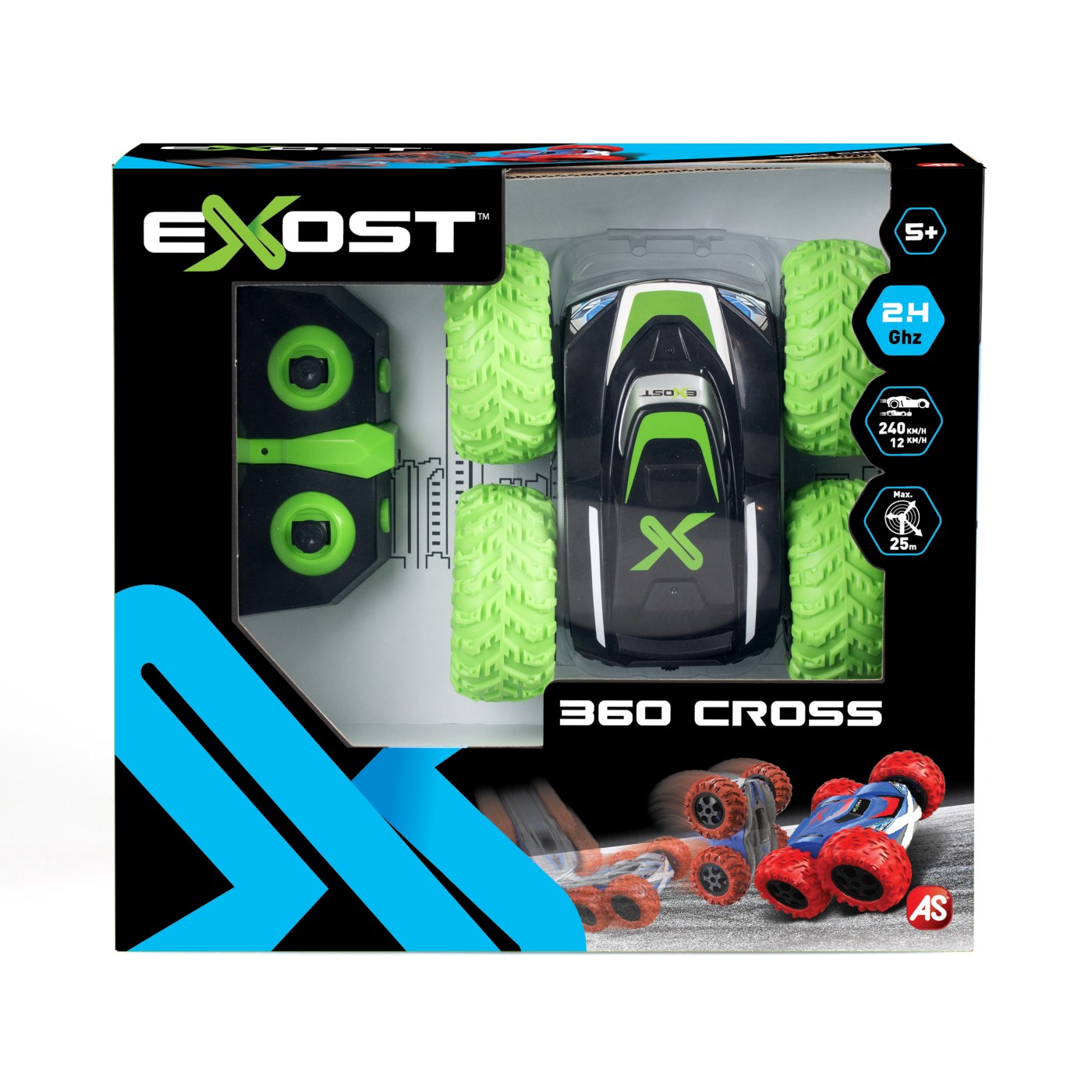 Masina Cu Telecomanda Exost 360 Cross Verde