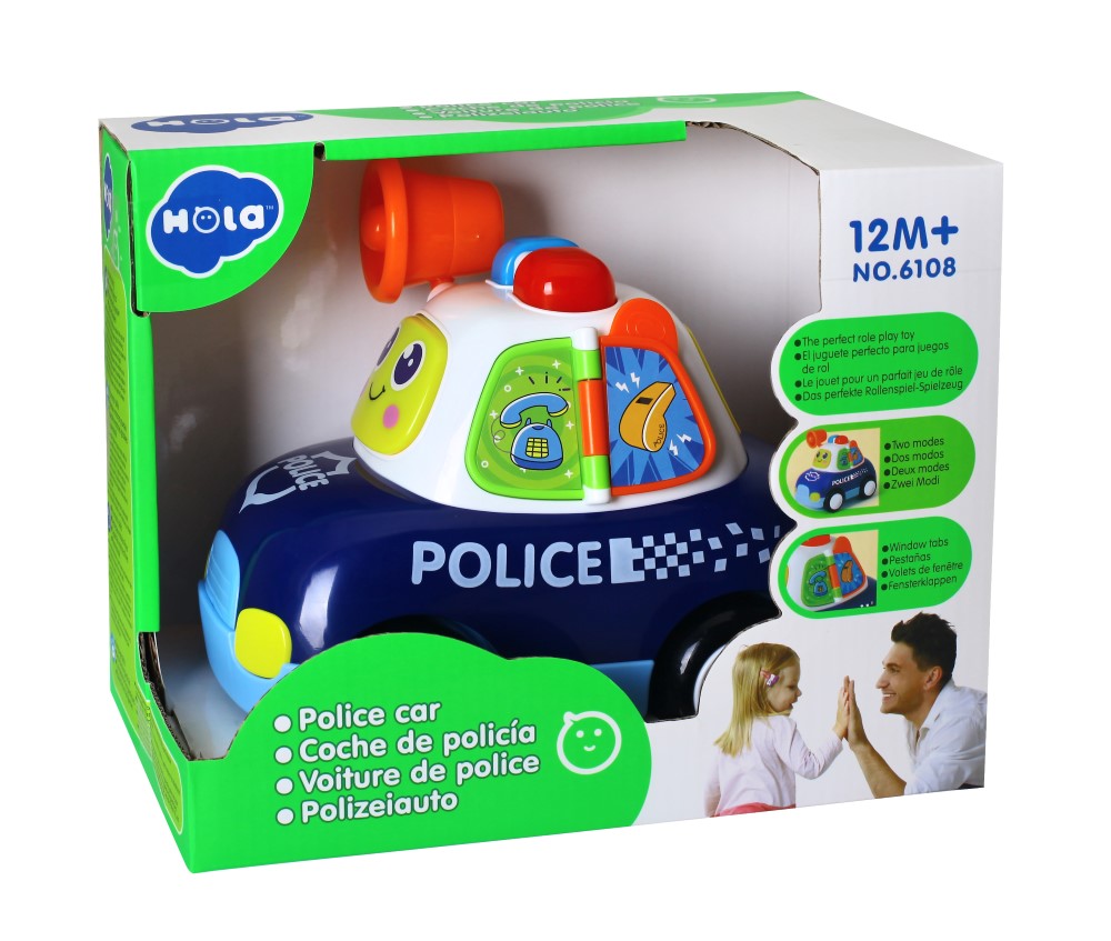 MASINA DE POLITIE LUMINI SI SUNETE