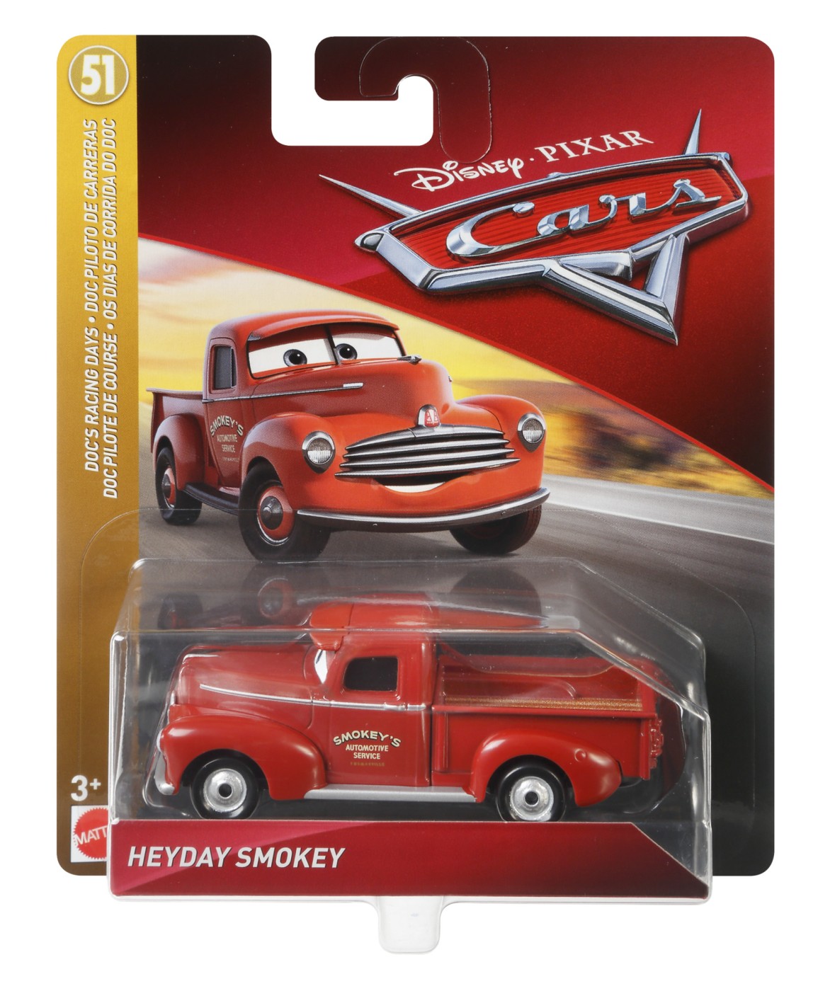Masinuta Metalica CARS3 Personajul Heyday Smokey