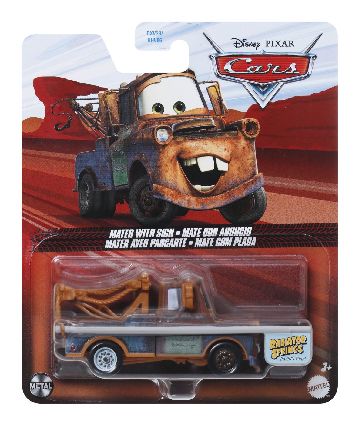Masinuta Metalica CARS3 Personajul Mater Cu Carlig