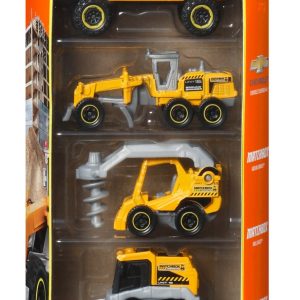 MATCHBOX SET 5 MASINUTE METALICE MBX CONSTRUCTION IV SCARA 1:64
