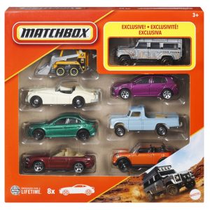 MATCHBOX SET 8 MASINUTE METALICE EXCLUSIV LAND ROVER 110 SCARA 1 LA 64