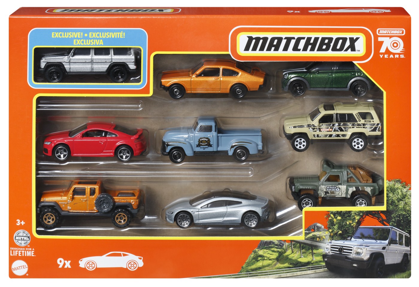 Matchbox Set 9 Masinute Mercedes G Class
