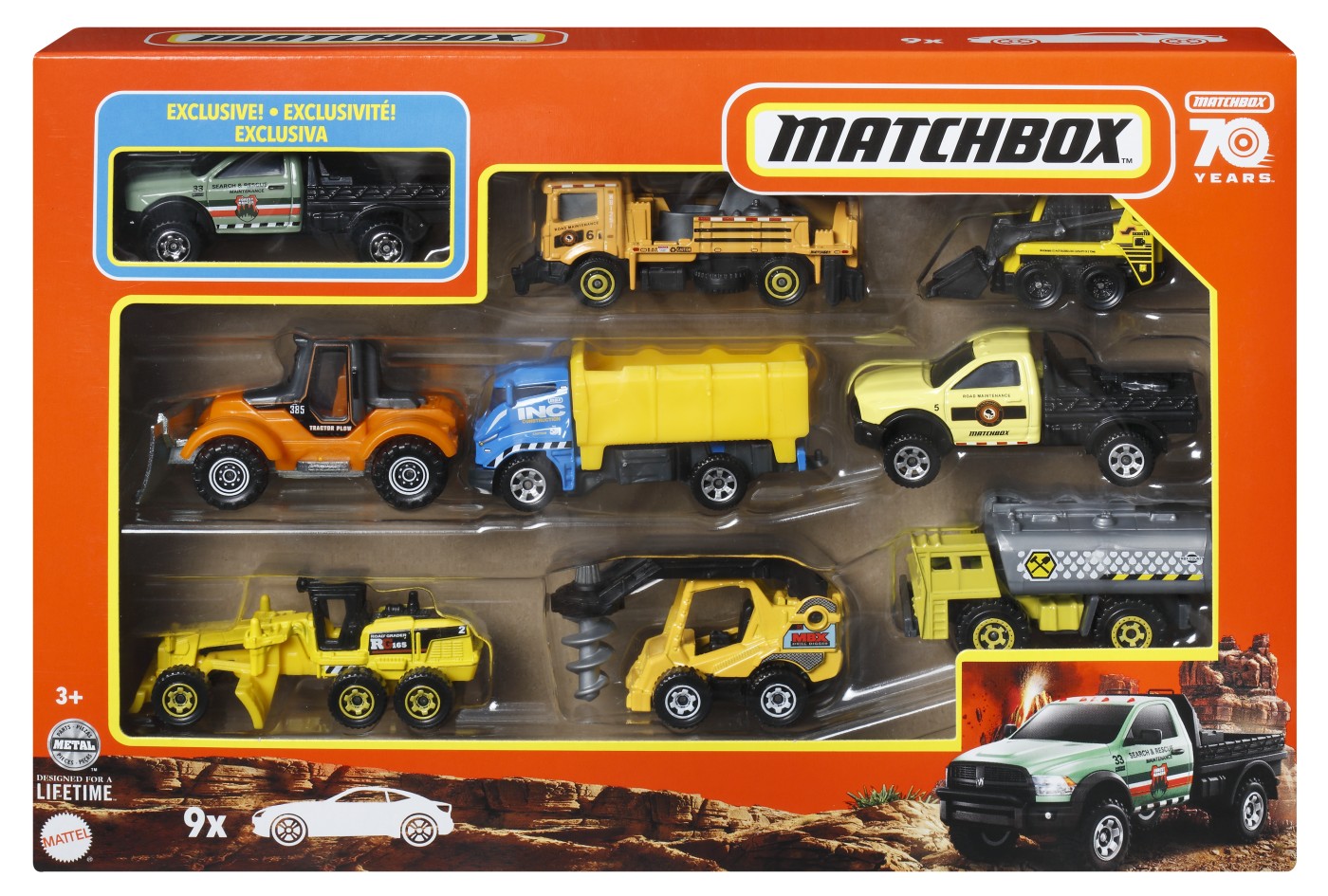 Matchbox Set 9 Masinute Search And Rescue