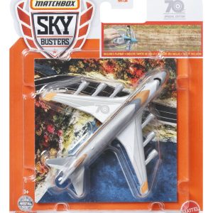 MATCHBOX SKYBUSTERS SET AVION DIN METAL MBX 6-2 AIRLINER SI COVORAS