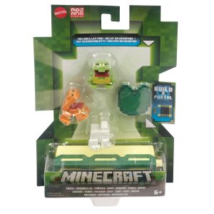 MINECRAFT CRAFT A BLOCK FIGURINA FROGS 8CM