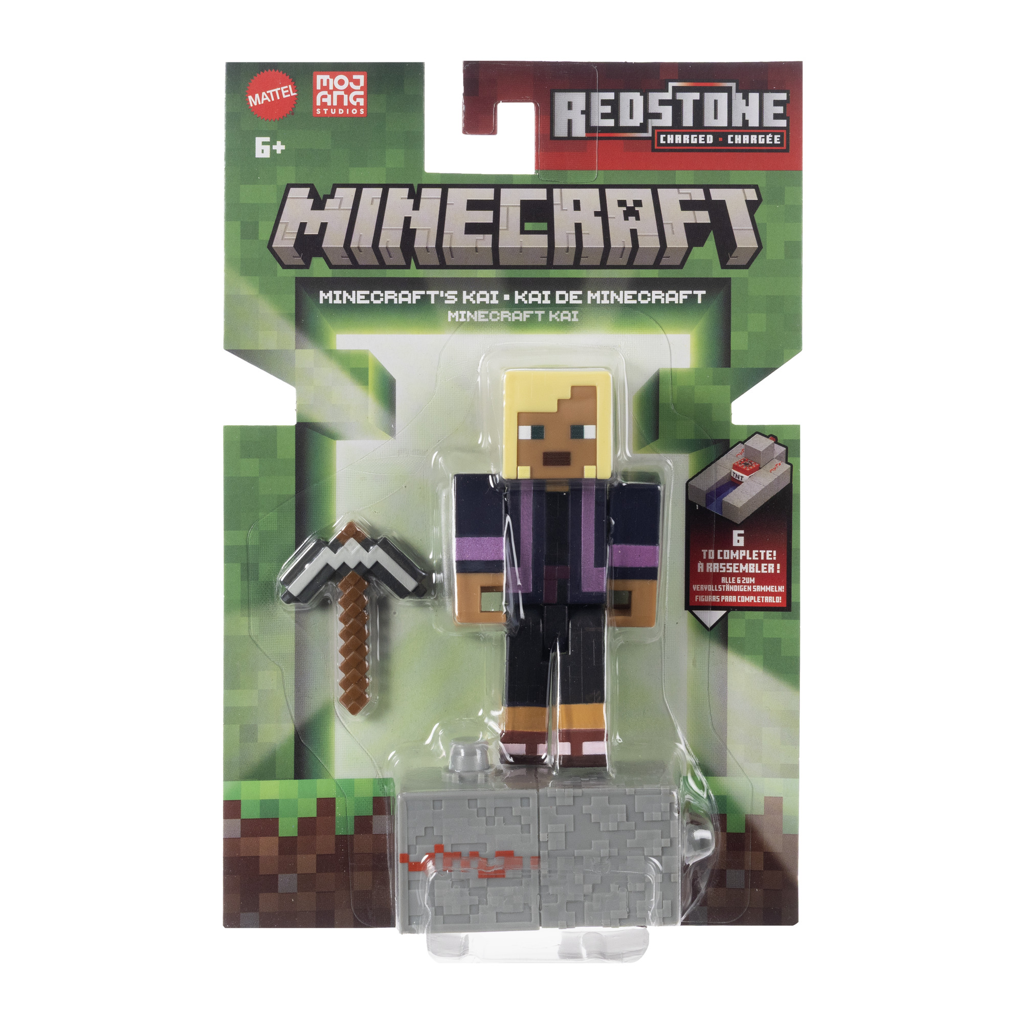 MINECRAFT CRAFT A BLOCK FIGURINA KAY 8CM