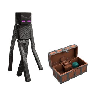 MINECRAFT SET FIGURINA ENDERMAN CU ACCESORII