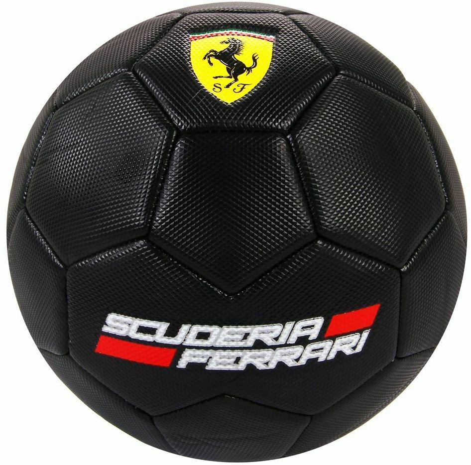 Minge De Fotbal Ferrari Neagra Marimea 5 Editie Limitata