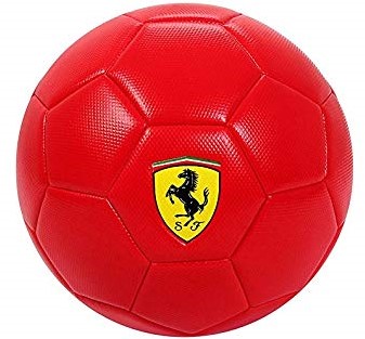 Minge De Fotbal Ferrari Rosie Marimea 5 Editie Limitata