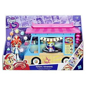 MINI FIGURINE EQUESTRIA MINIS CU VEHICUL