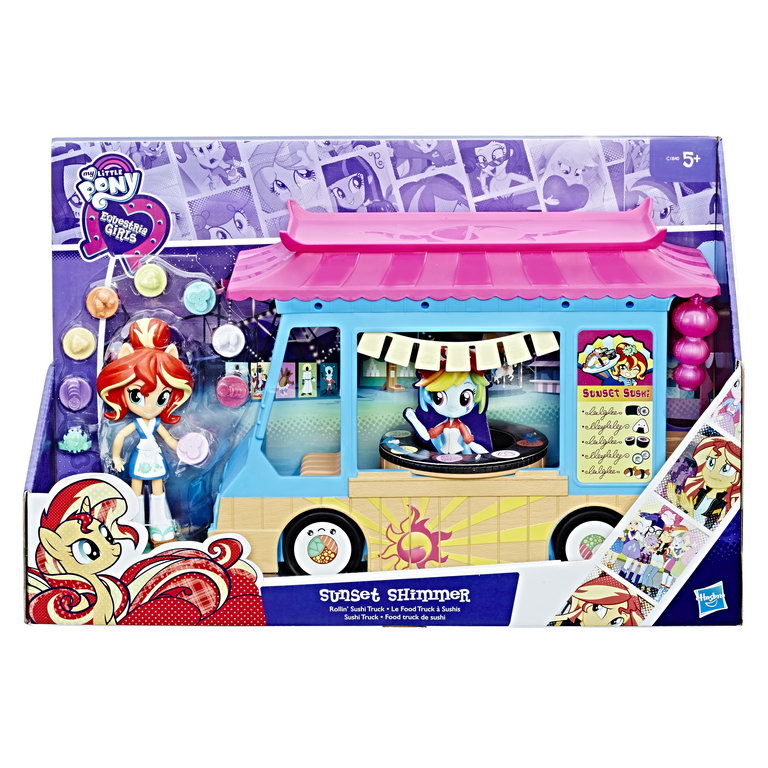 Mini Figurine Equestria Minis Cu Vehicul