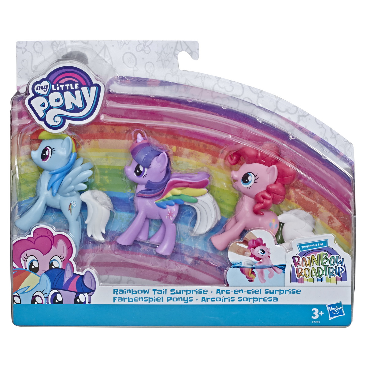 Mlp Set 3 Ponei Cu Codite Curcubeu