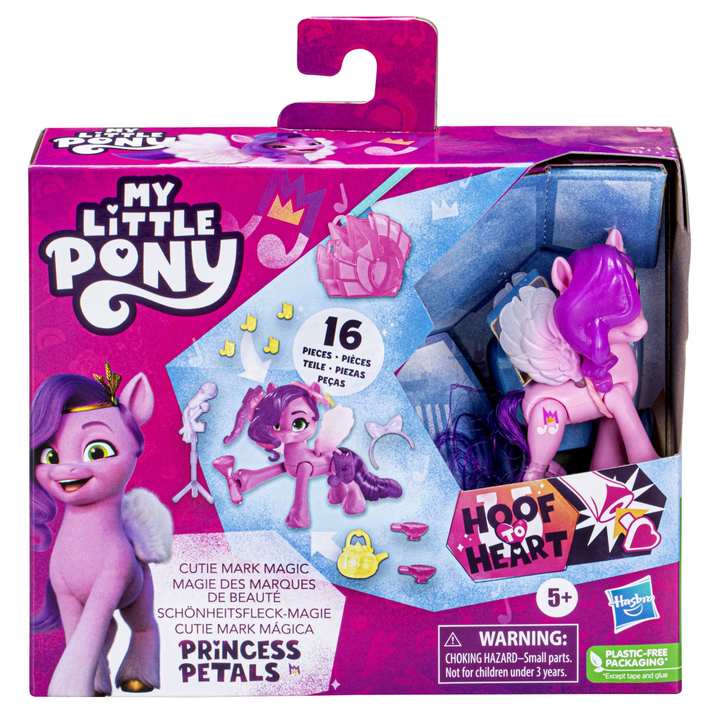 MY LITTLE PONY CUTIE MARK MAGIC FIGURINA PRINCESS PETALS 7.5CM