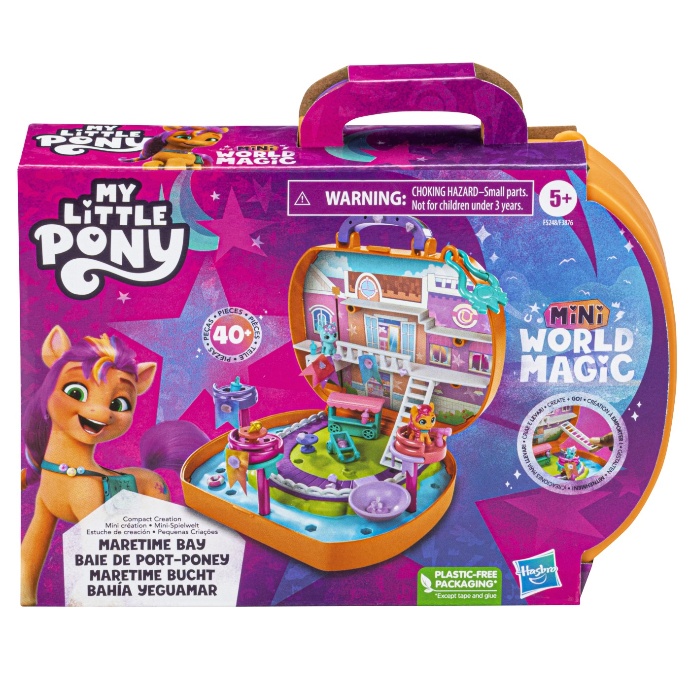 My Little Pony Mini World Magic Set De Joaca Compact Creation Maretime Bay