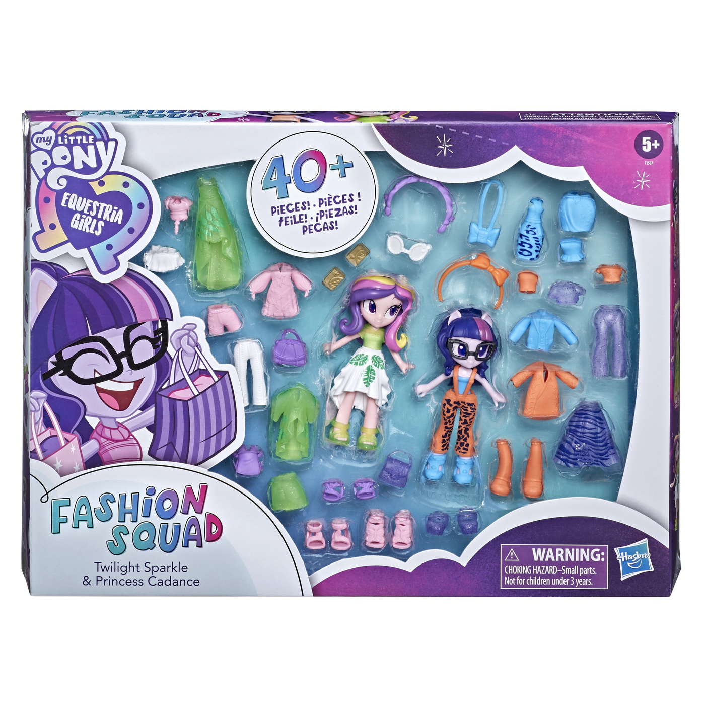 MY LITTLE PONY SET FIGURINE EQUESTRIA GIRLS: TWILIGHT SPARKLE SI PRINCESS CADANCE