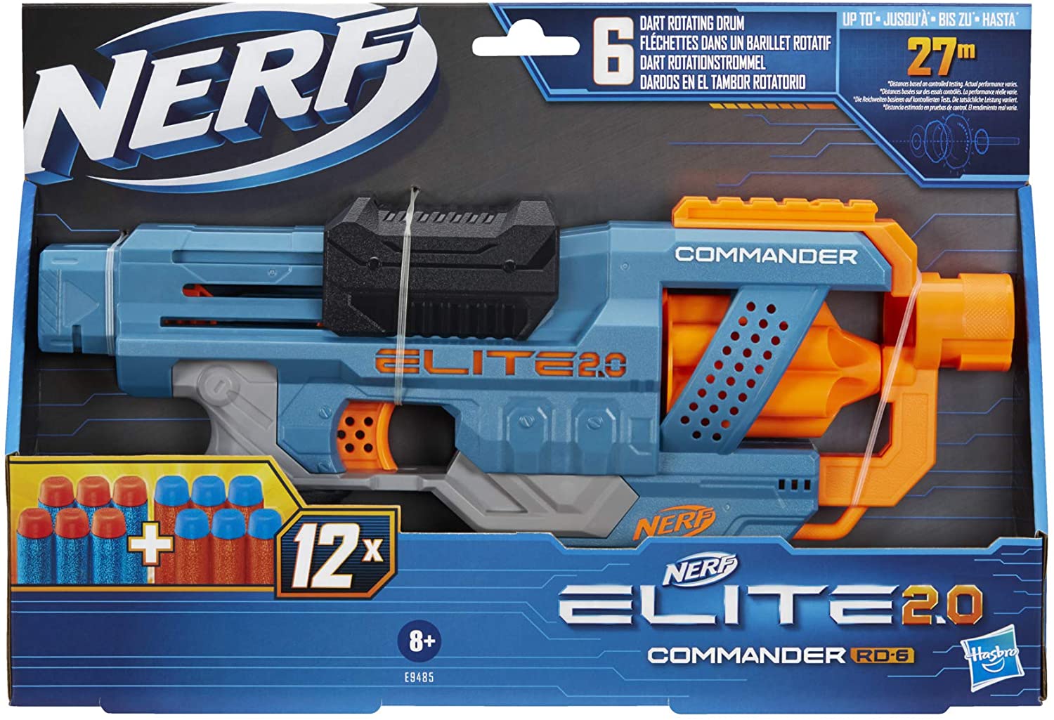 Nerf Blaster 2.0 Elite Commander RD-6