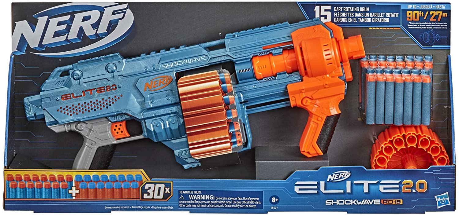 Nerf Blaster 2.0 Elite Shockwave RD-15