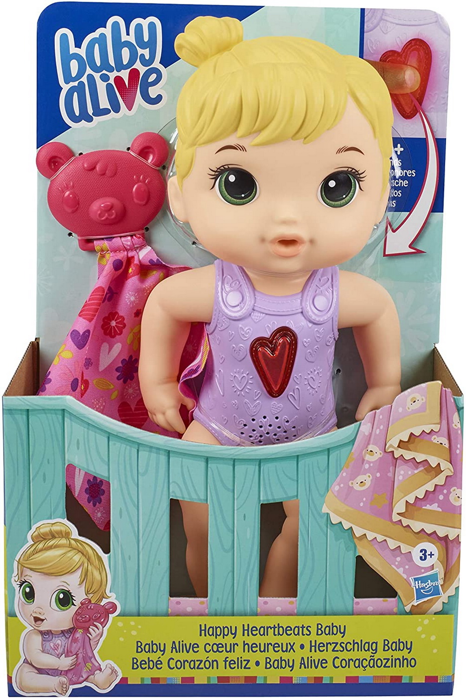 PAPUSA BABY ALIVE FERICITA CU BATAI COLORATE ALE ALE INIMII