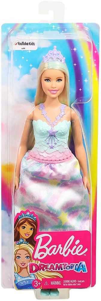 Papusa Barbie Dreamtopia Printese Cu Suvita Verde