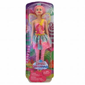 PAPUSA BARBIE PRINTESA ZANA CU PARUL ROZ