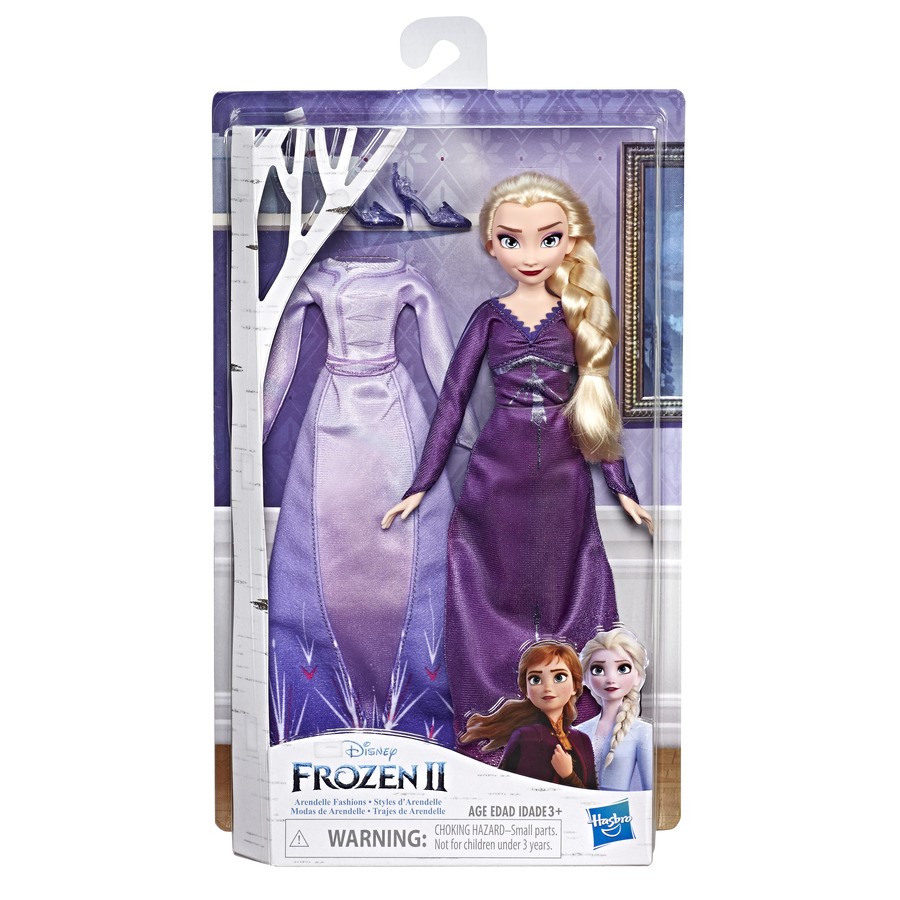 Papusa FROZEN2 Arendelle Elsa Cu Rochita De Schimb